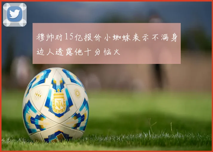 穆帅对15亿报价小蜘蛛表示不满身边人透露他十分恼火